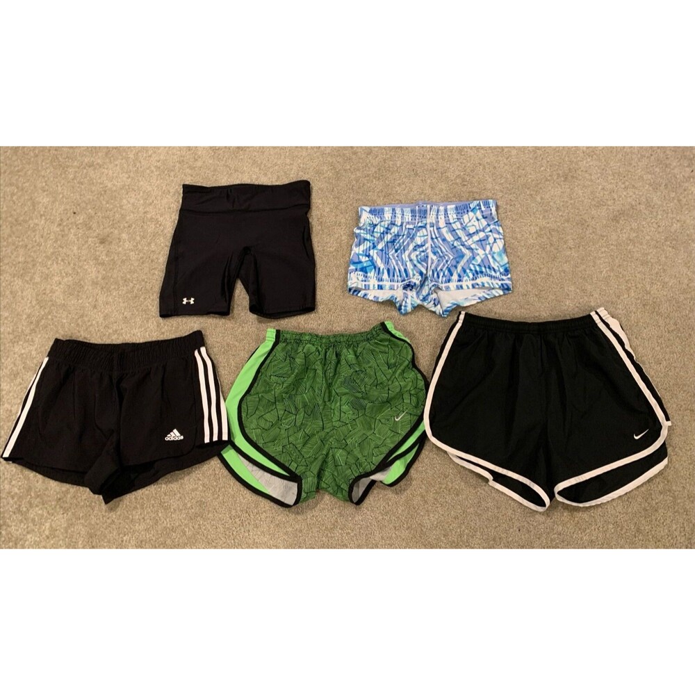 LOT of 5 - Women's Under Armour Nike Dakine Running Athletic Shorts Sz Small